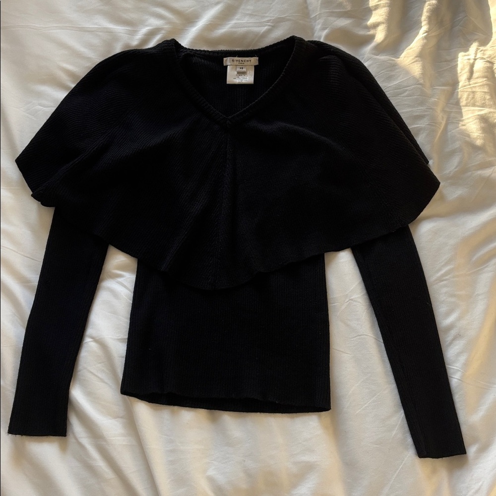 Givenchy Black 100% Merino Wool Knitwear